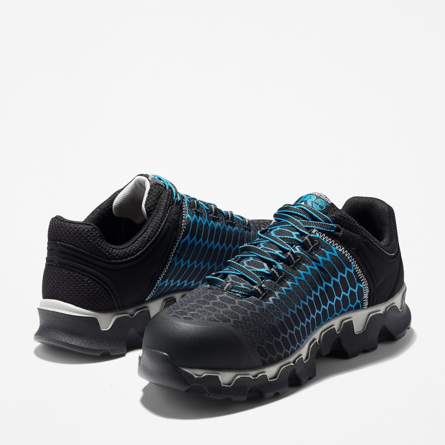 Black/Blue Ripstop Nylon Men's Pro Powertrain Sport Alloy Toe Work Sneaker Timberland Ireland