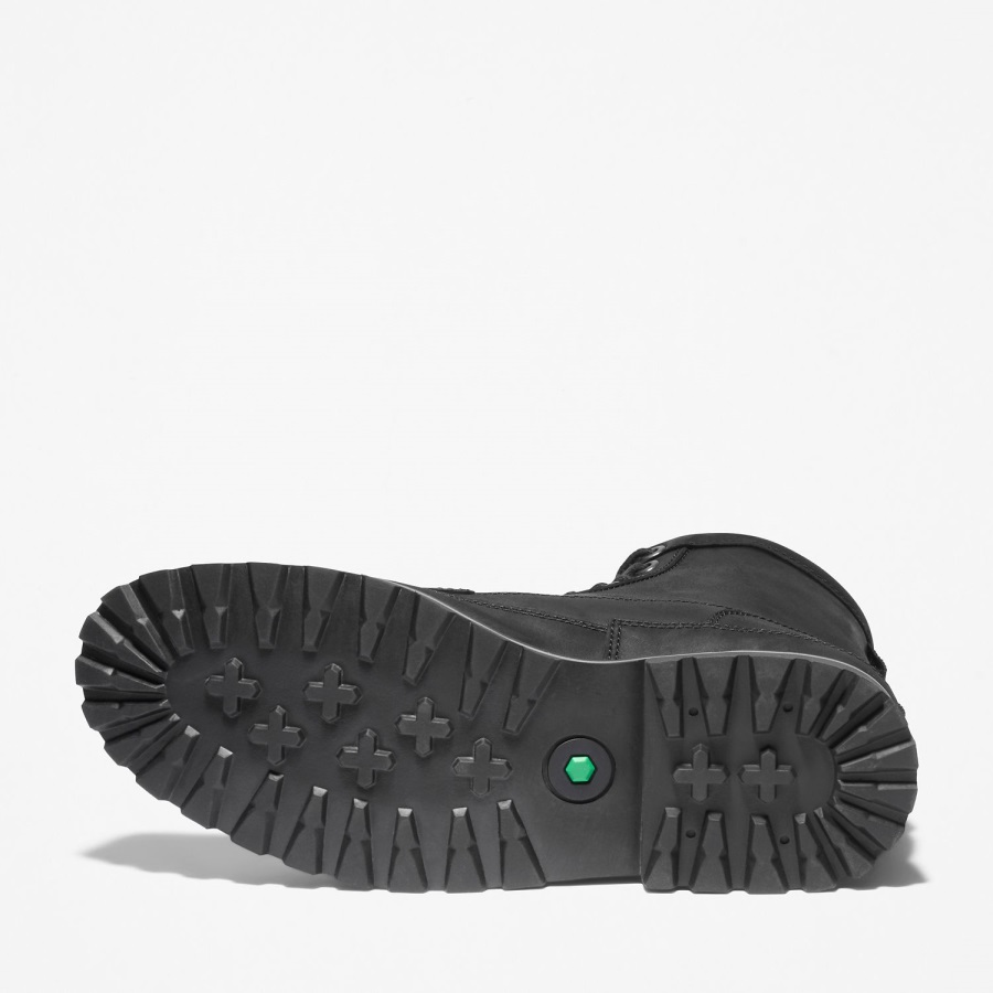 Black Full-Grain Leather Timberland Ireland Men's Original 6-Inch Boots