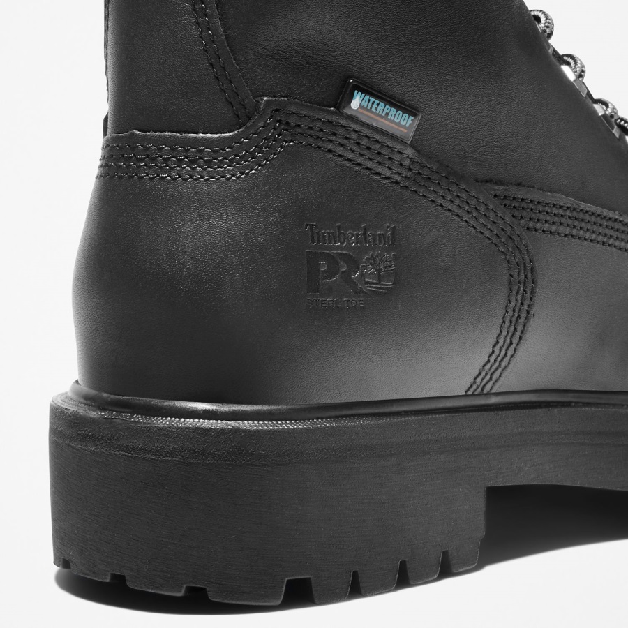 Black Full-Grain Men's Direct Attach 6 Steel Toe Waterproof Work Boot Timberland Ireland