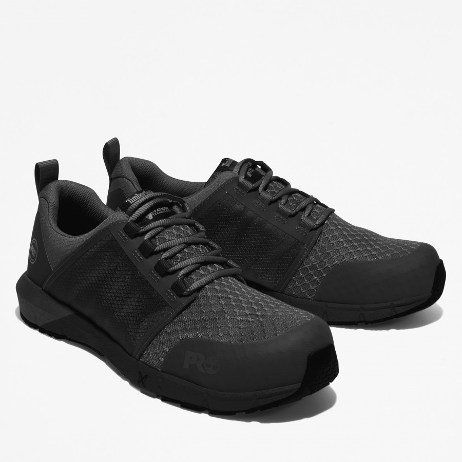 Black/Grey Men's Radius Composite Toe Work Sneaker Timberland Ireland