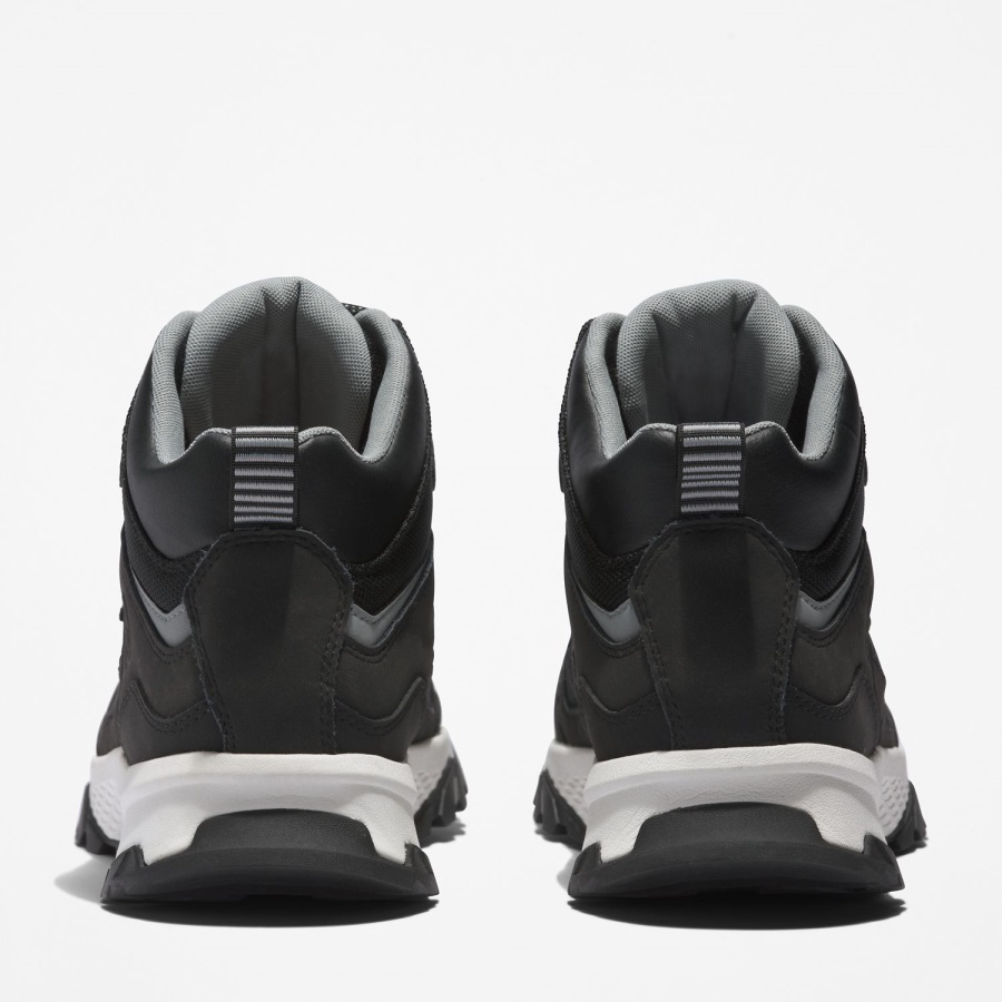 Black Leather Men's Lincoln Peak Waterproof Hiking Boots Timberland Ireland