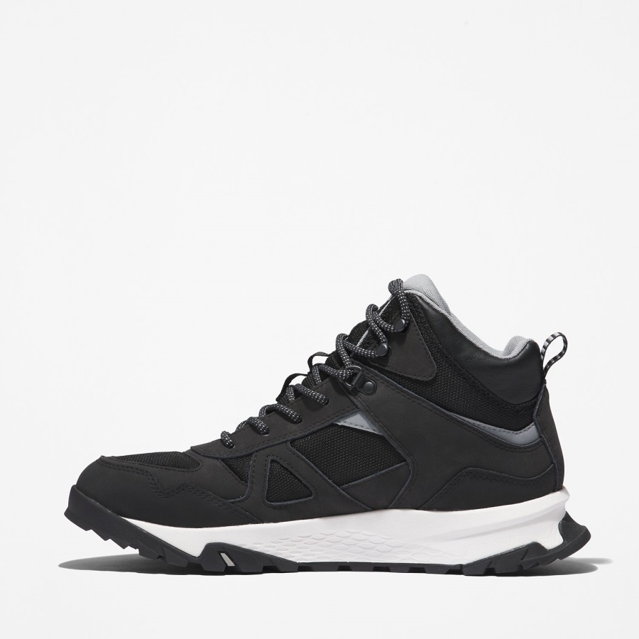 Black Leather Men's Lincoln Peak Waterproof Hiking Boots Timberland Ireland