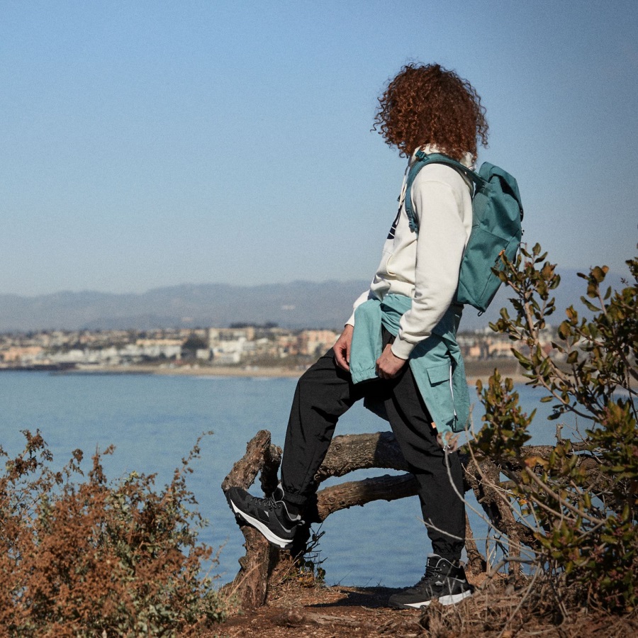 Black Leather Men's Lincoln Peak Waterproof Hiking Boots Timberland Ireland