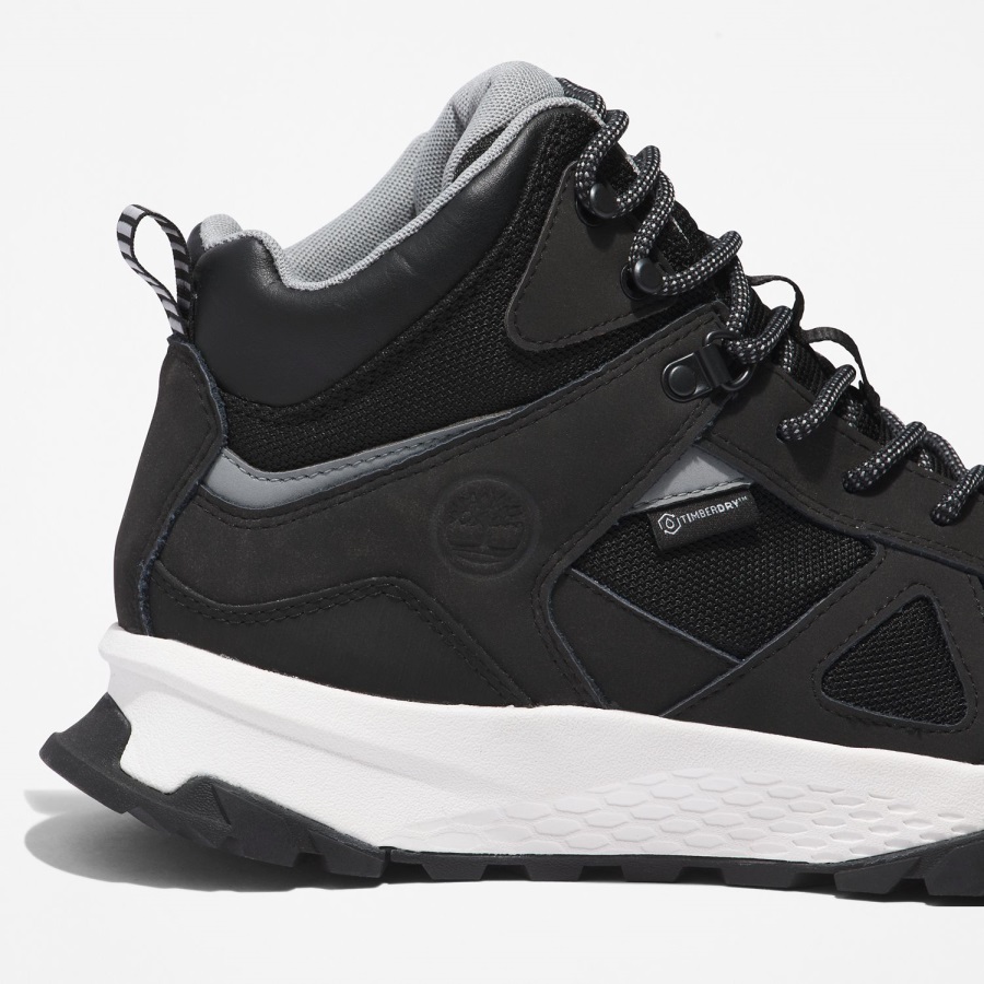 Black Leather Timberland Ireland Men's Lincoln Peak Waterproof Hiking Boots