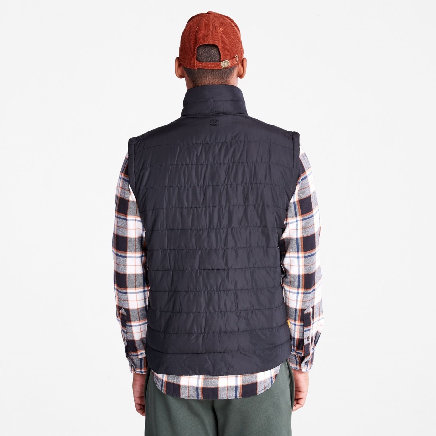 Black Men's Axis Peak Water-Resistant Vest Timberland Ireland