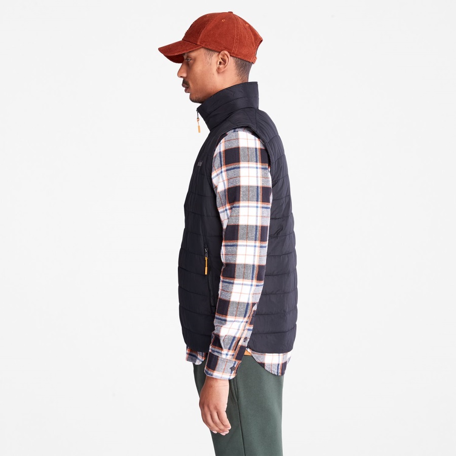 Black Men's Axis Peak Water-Resistant Vest Timberland Ireland