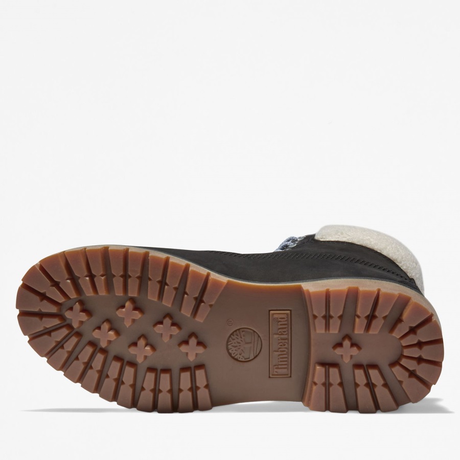 Black Nubuck/Grey Women's Premium 6-Inch Waterproof Boots Timberland Ireland