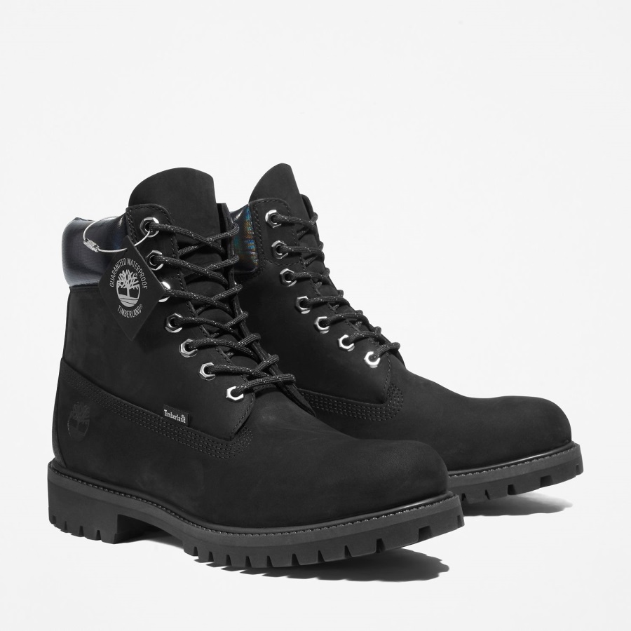 Black Nubuck Men's Premium 6-Inch Waterproof Boots Timberland Ireland