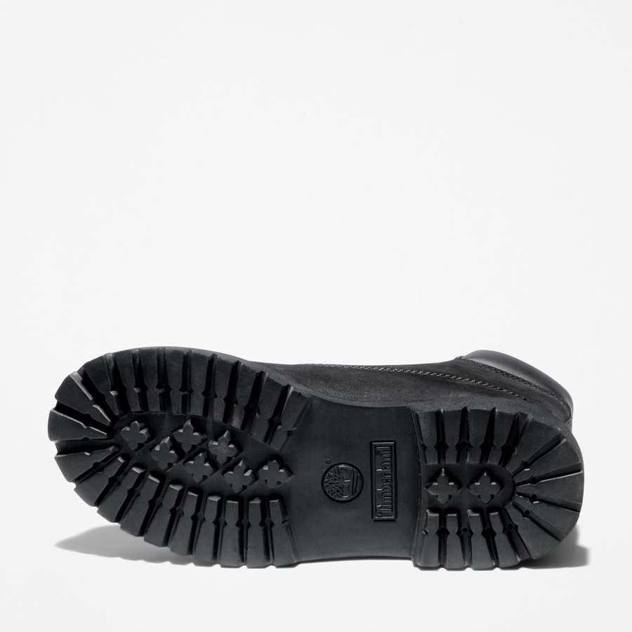 Black Nubuck Timberland Ireland Junior Premium 6-Inch Waterproof Boots