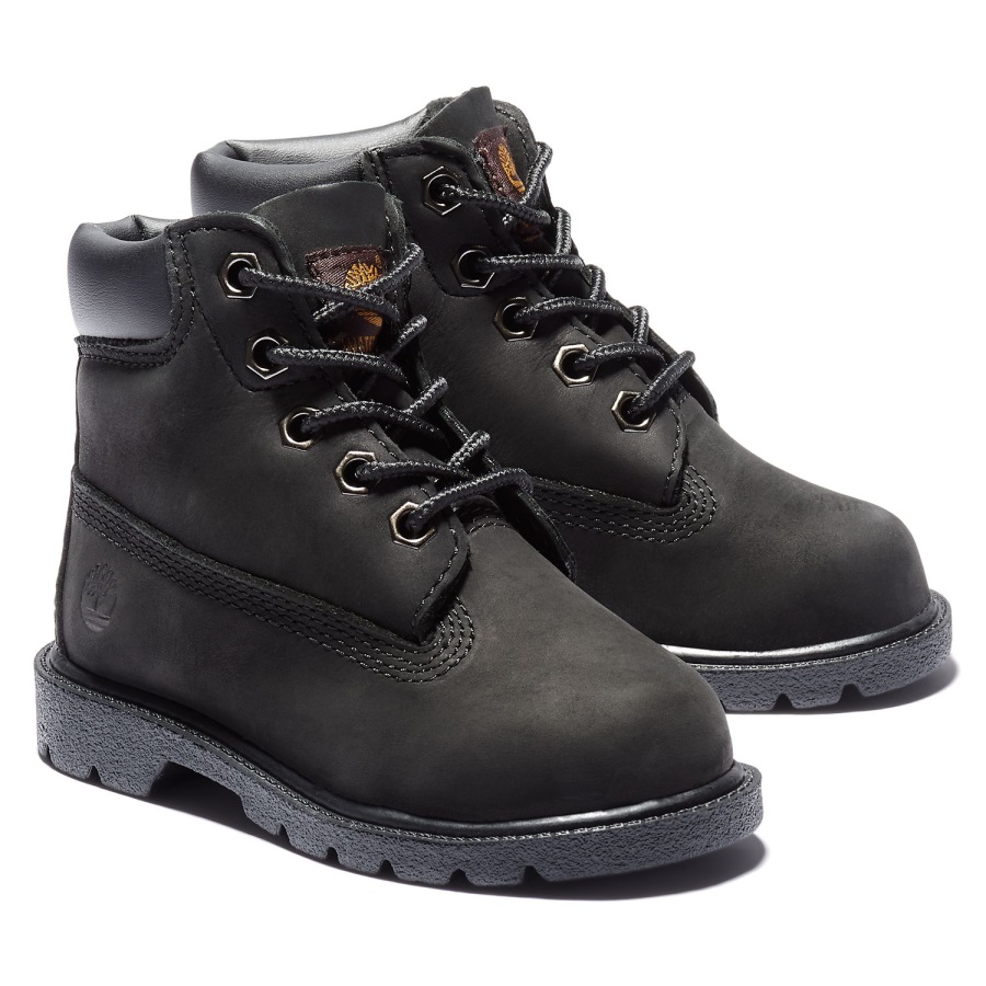 Black Nubuck Timberland Ireland Toddler Classic 6-Inch Boots