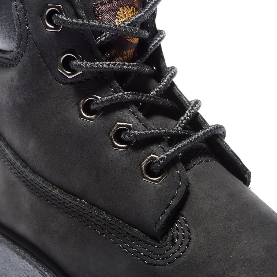 Black Nubuck Timberland Ireland Toddler Classic 6-Inch Boots