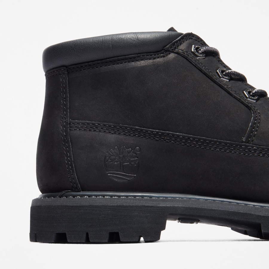 Black Nubuck Timberland Ireland Women's Nellie Waterproof Chukka Boots