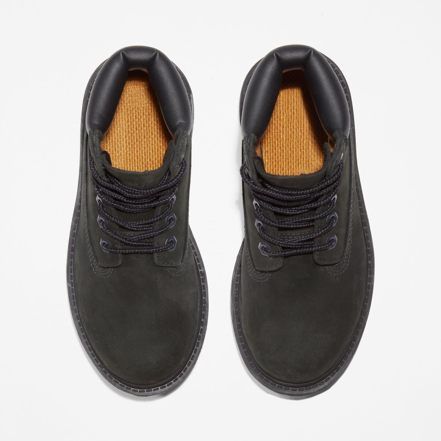 Black Nubuck Youth Premium 6-Inch Waterproof Boots Timberland Ireland