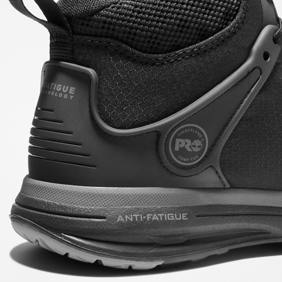 Black Ripstop Nylon Men's Drivetrain Composite Toe Work Sneaker Timberland Ireland