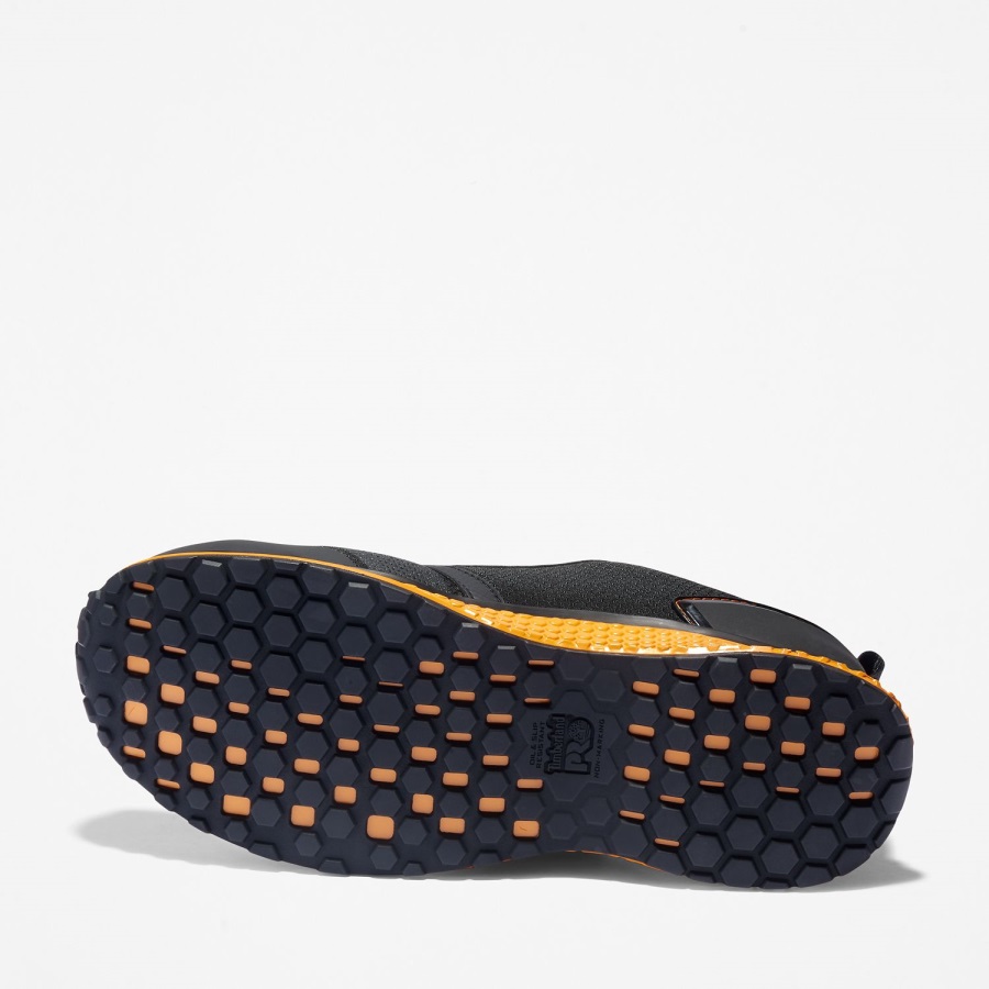 Black Ripstop/Orange Men's Reaxion Composite Toe Work Sneaker Timberland Ireland