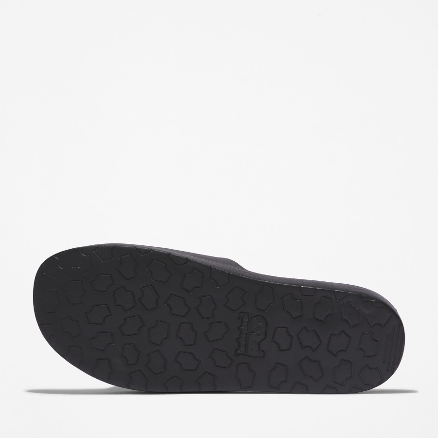 Black/Silver Timberland Ireland Anti-Fatigue Technology Slide