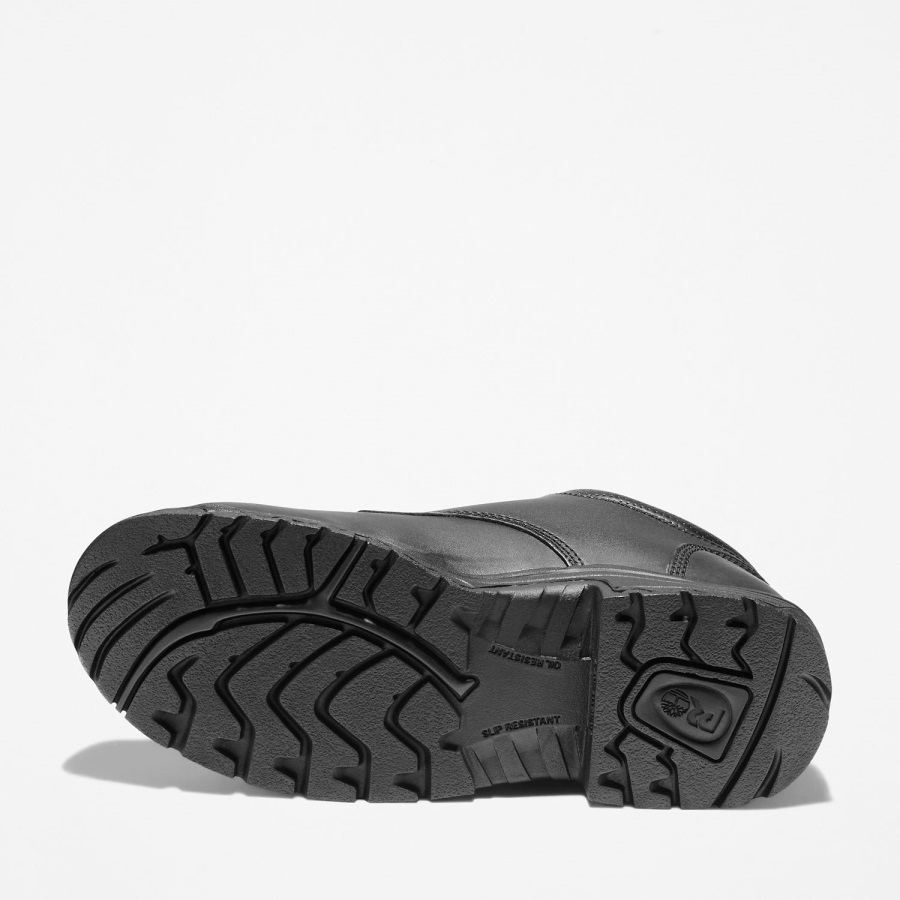 Black Smooth Timberland Ireland Men's Titan Casual Alloy Toe Work Shoe