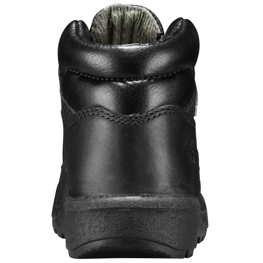 Black Smooth Timberland Ireland Toddler Field Boots