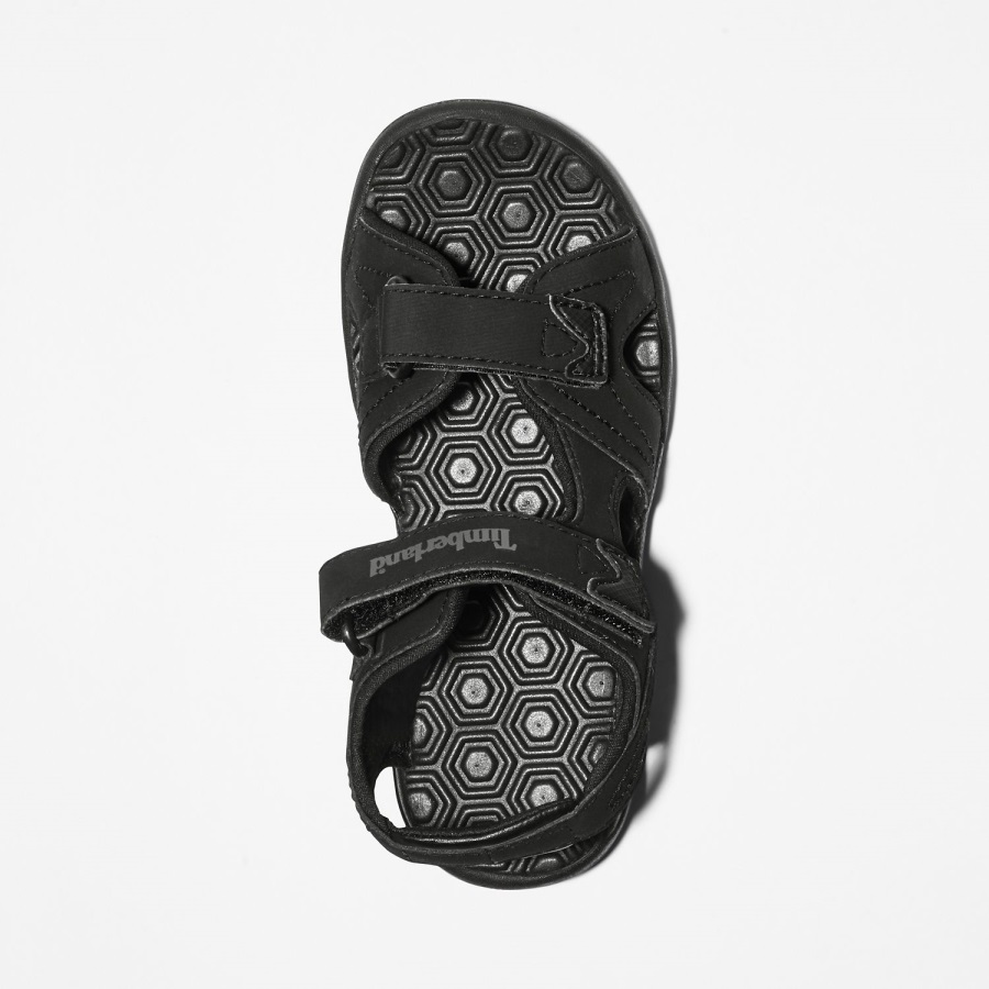 Black Synthetic Timberland Ireland Junior Adventure Seeker 2-Strap Sandals
