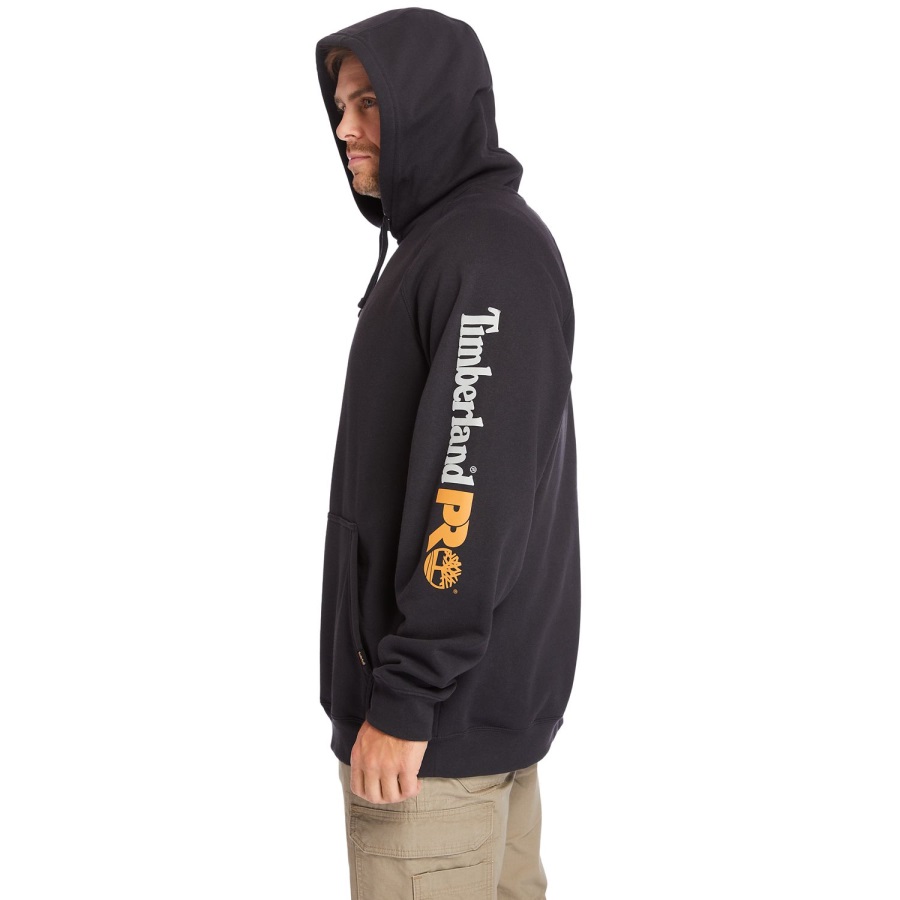 Black Timberland Ireland Men's Big & Tall Pro Hood Honcho Sport Hoodie