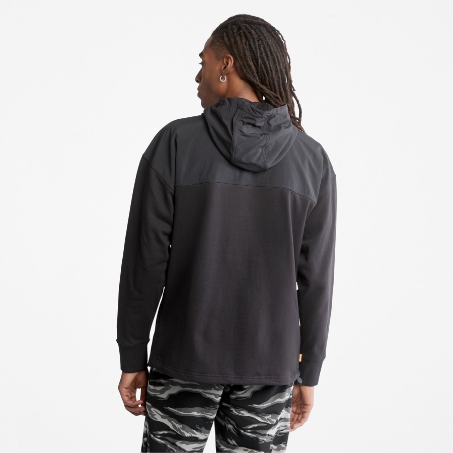 Black Timberland Ireland Men's Hybrid Hoodie