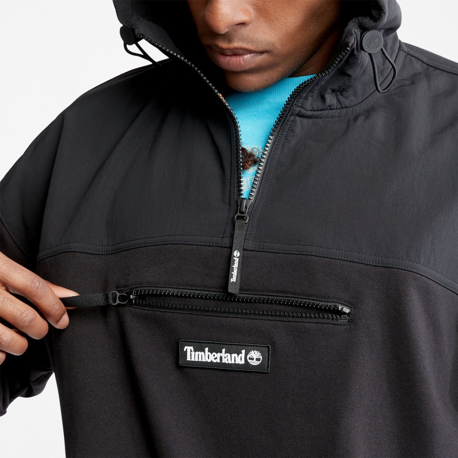 Black Timberland Ireland Men's Hybrid Hoodie