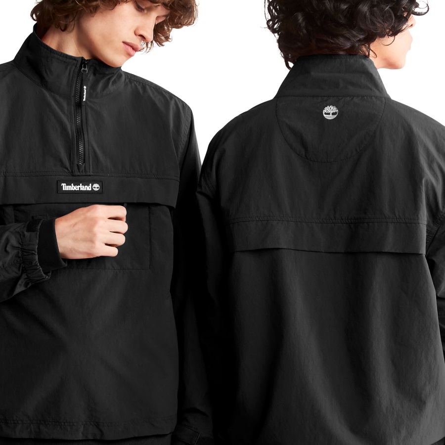 Black Water-Repellent Packable Anorak Timberland Ireland