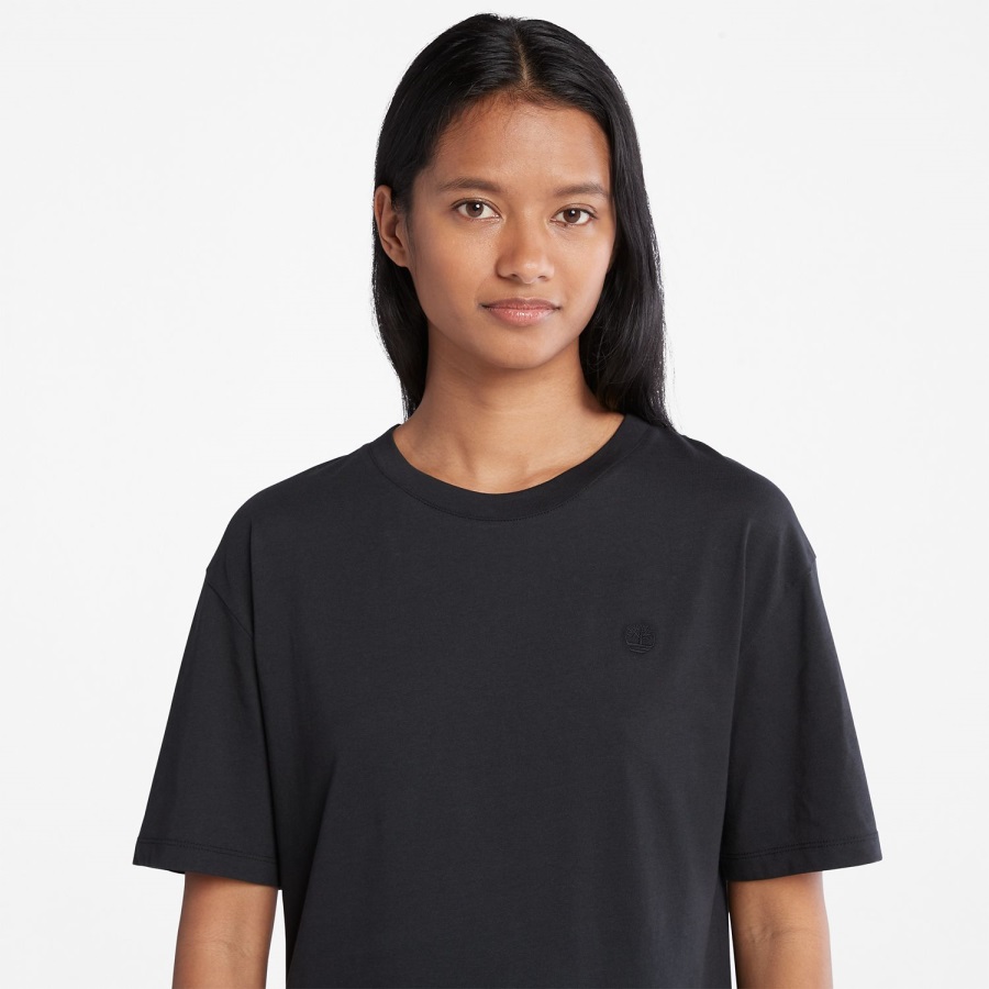 Black Women's Jersey T-Shirt Timberland Ireland