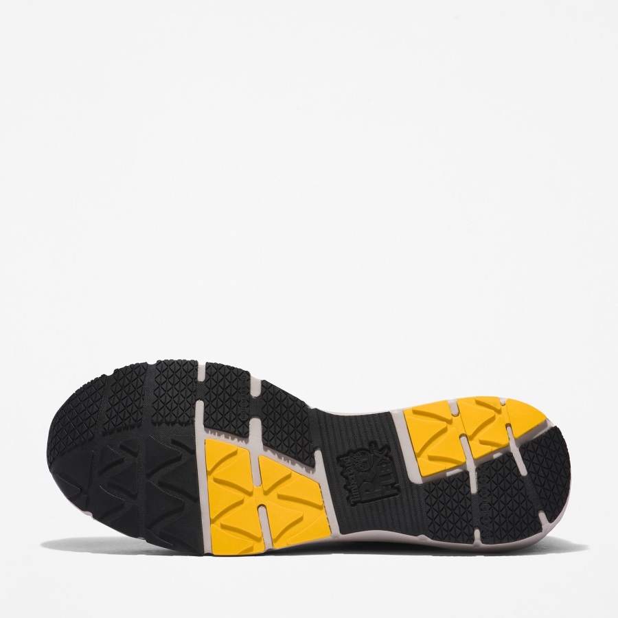 Black/Yellow Timberland Ireland Men's Radius Composite Toe Work Sneaker