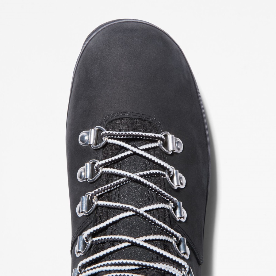 Blk Nubuck/Yellow Timberland Ireland Women's Euro Hiker Waterproof Hiking Boots