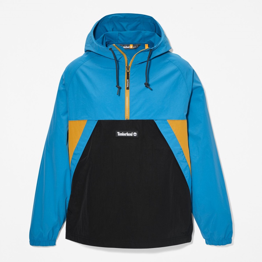 Bright Blue/Black Zip-Neck Windbreaker Timberland Ireland