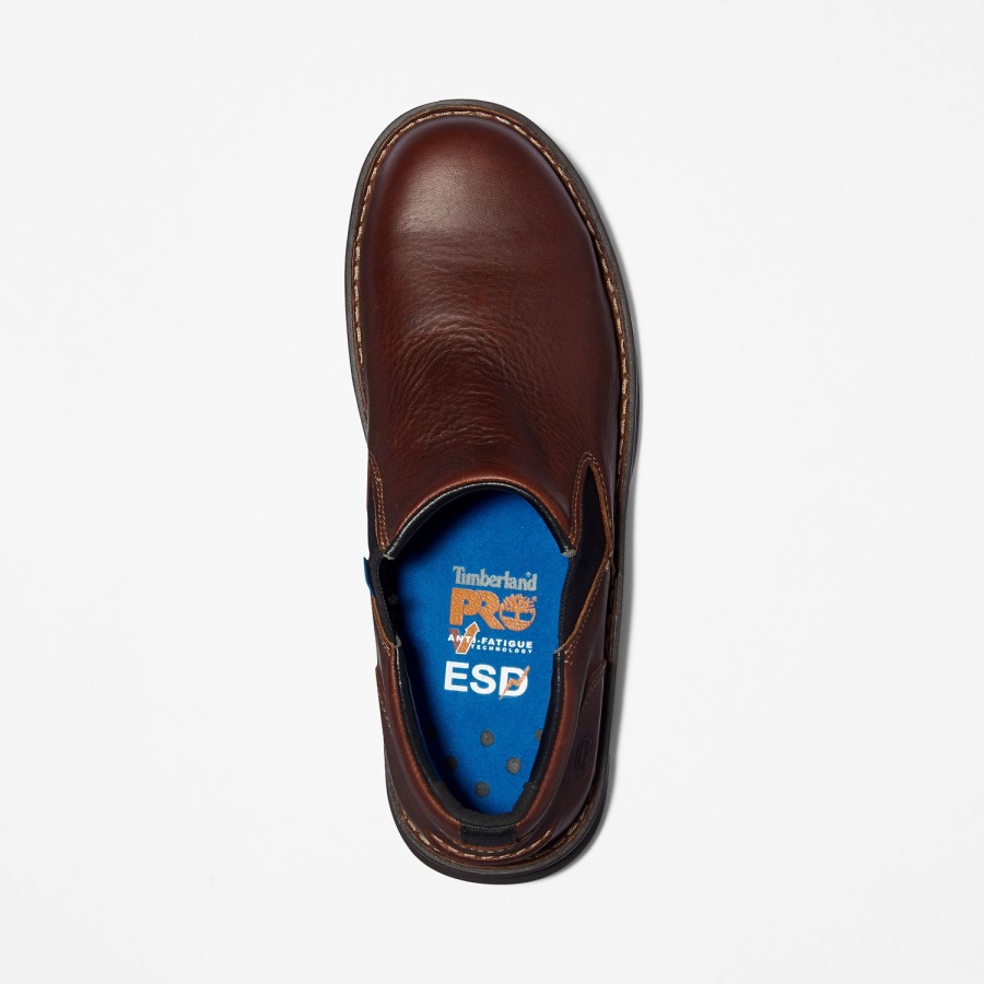 Brown Full-Grain Men's Gladstone Casual Steel Toe Work Shoe Timberland Ireland