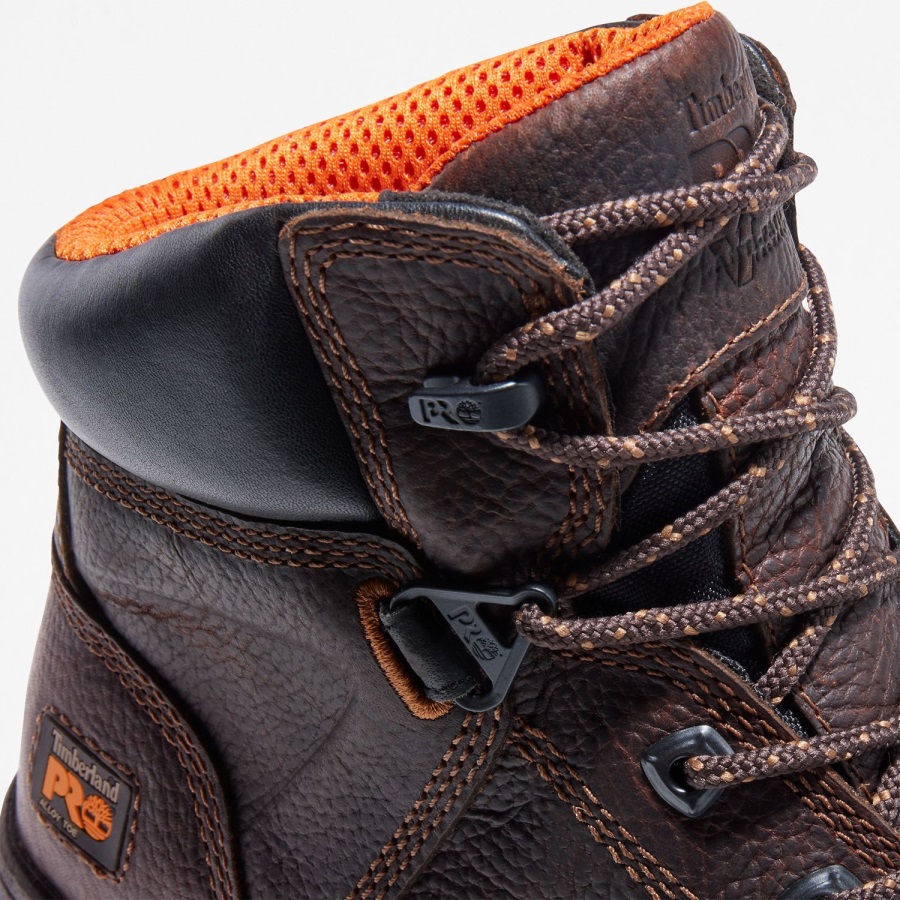 Brown Full-Grain Men's Pro Helix 6 Alloy Toe Work Boot Timberland Ireland