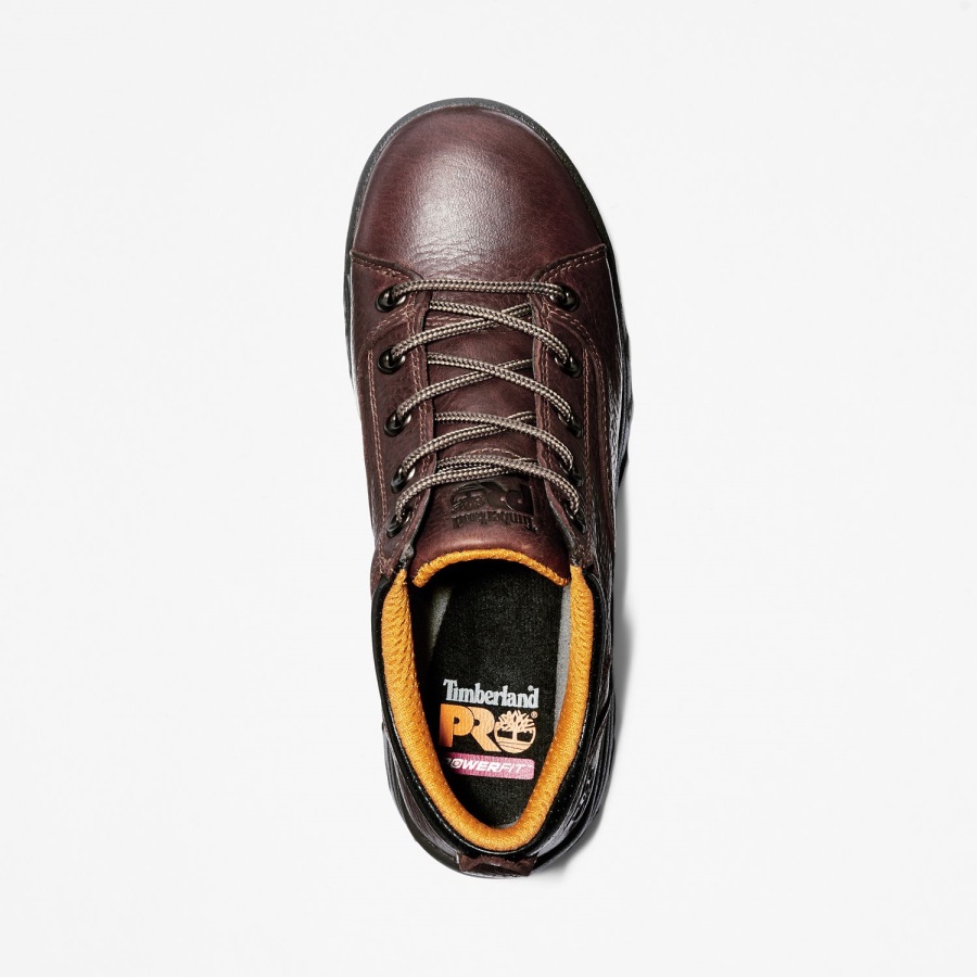 Brown Full-Grain Timberland Ireland Women's Titan Casual Alloy Toe Work Shoe