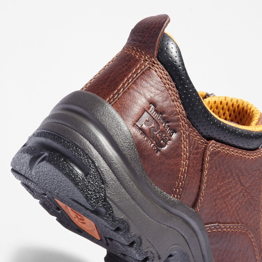 Brown Full-Grain Timberland Ireland Women's Titan Casual Alloy Toe Work Shoe