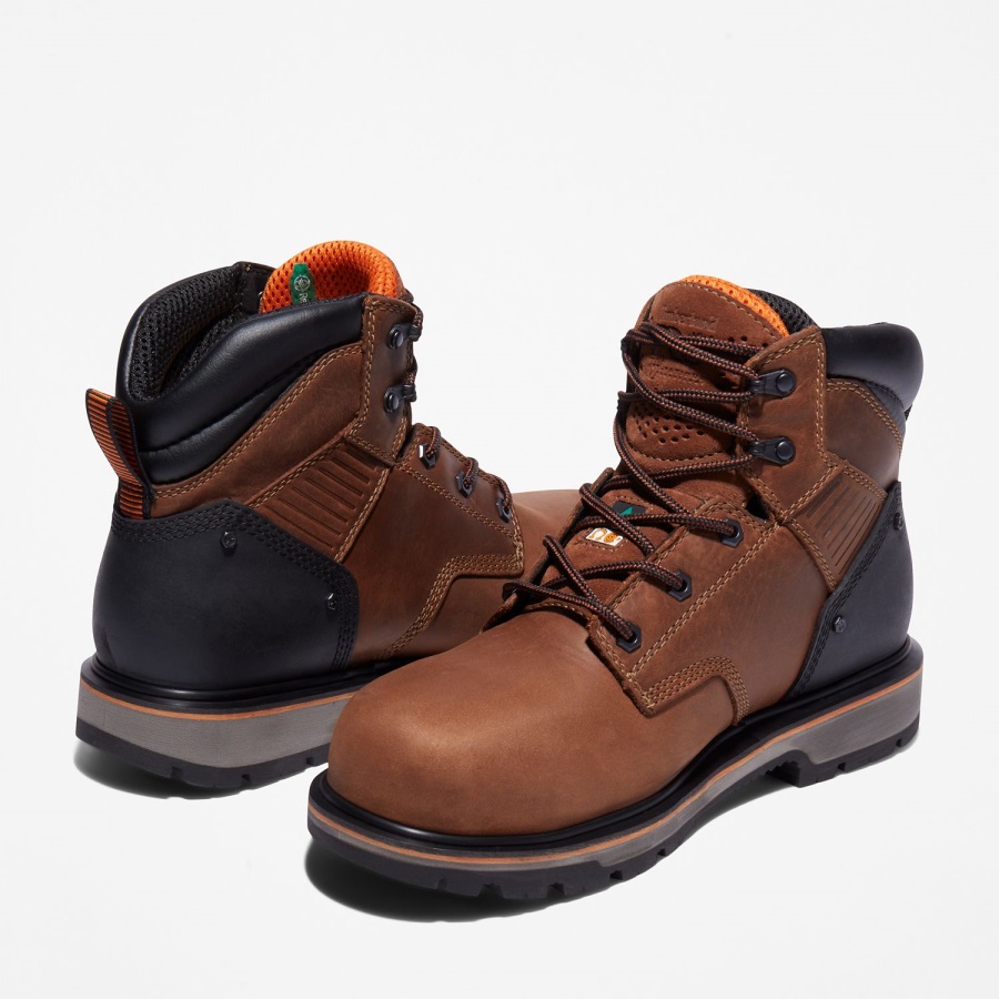 Brown Men's Pro Ballast 6-Inch Comp-Toe Work Boots Timberland Ireland