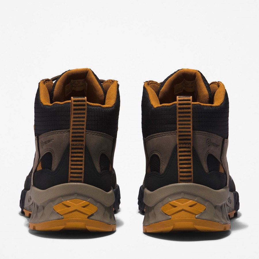 Brown Nubuck/Black Men's Trailquest Wateproof Hiking Boots Timberland Ireland