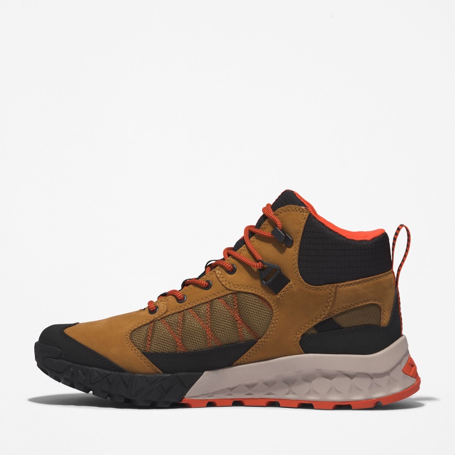 Brown Nubuck/Olive/Tan Timberland Ireland Men's Trailquest Wateproof Hiking Boots