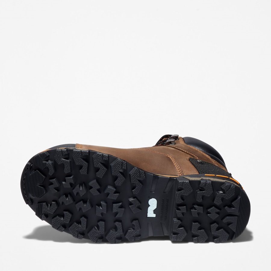 Brown Oiled/Distressed Men's Boondock 6 Composite Toe Waterproof Work Boot Timberland Ireland