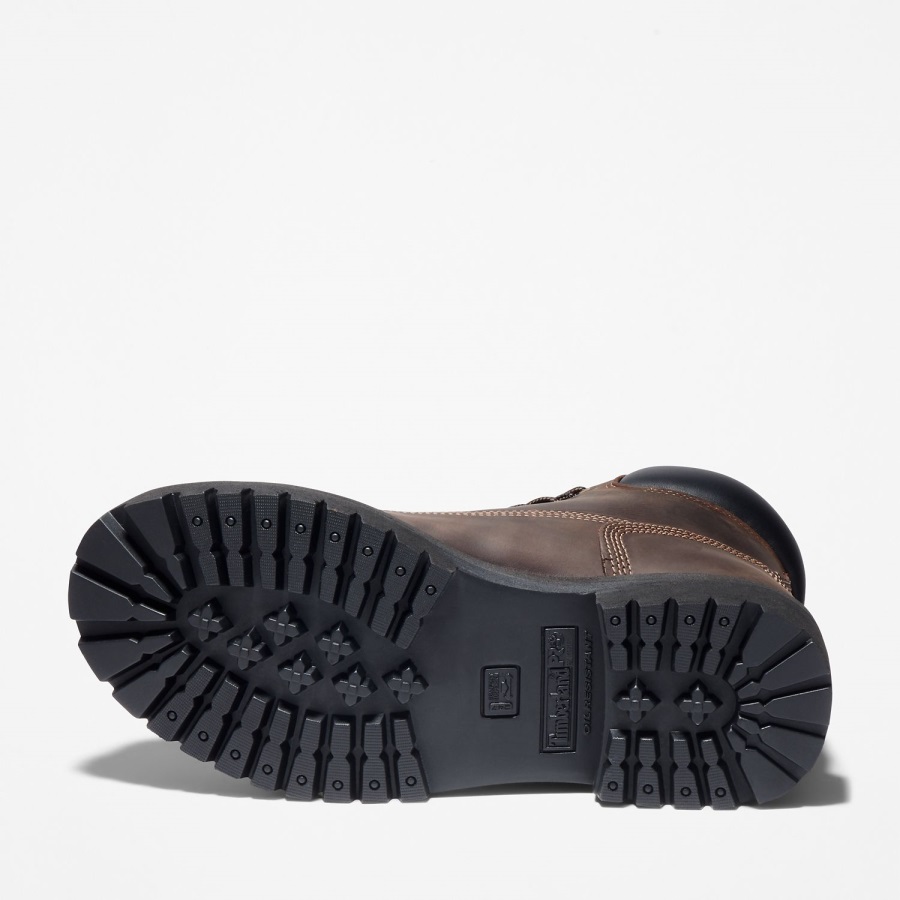 Brown Oiled Full-Grain Timberland Ireland Men's Direct Attach 6 Waterproof Work Boot