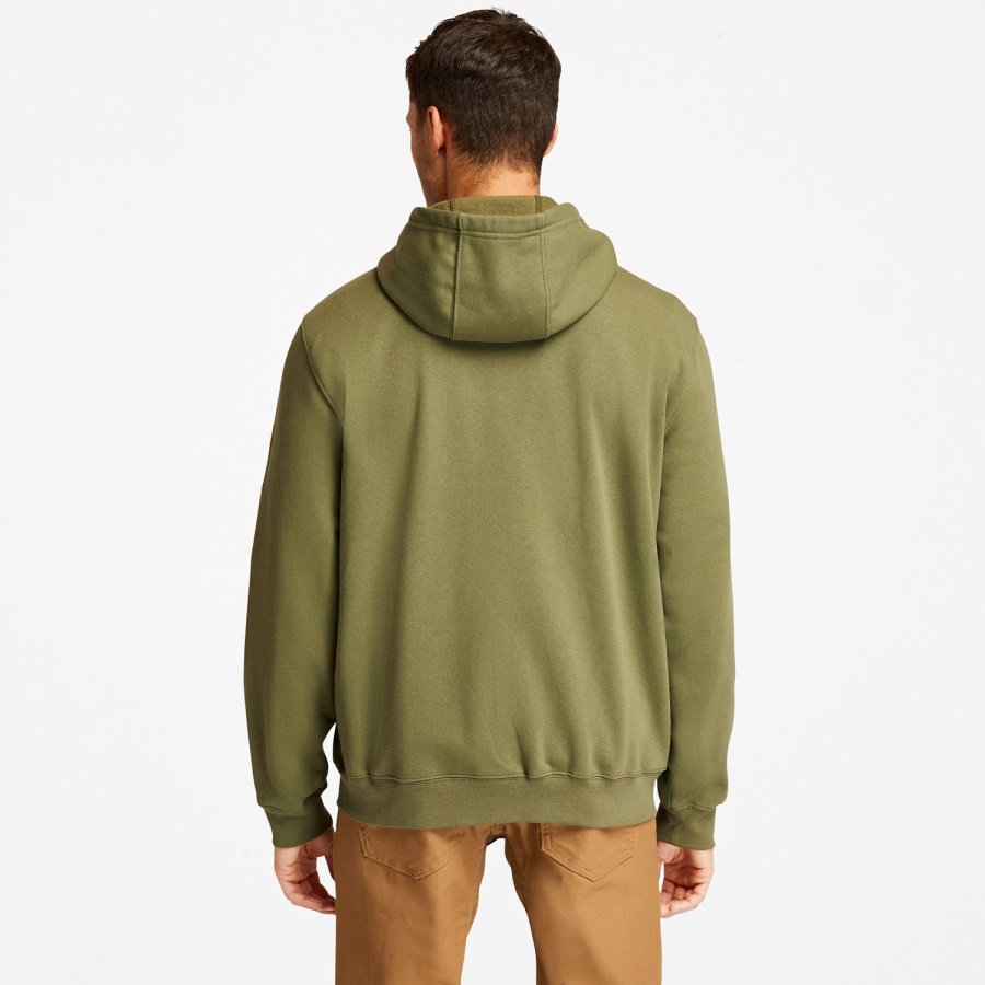 Burnt Olive Timberland Ireland Men's Pro Hood Honcho Sport Zip-Front Hoodie