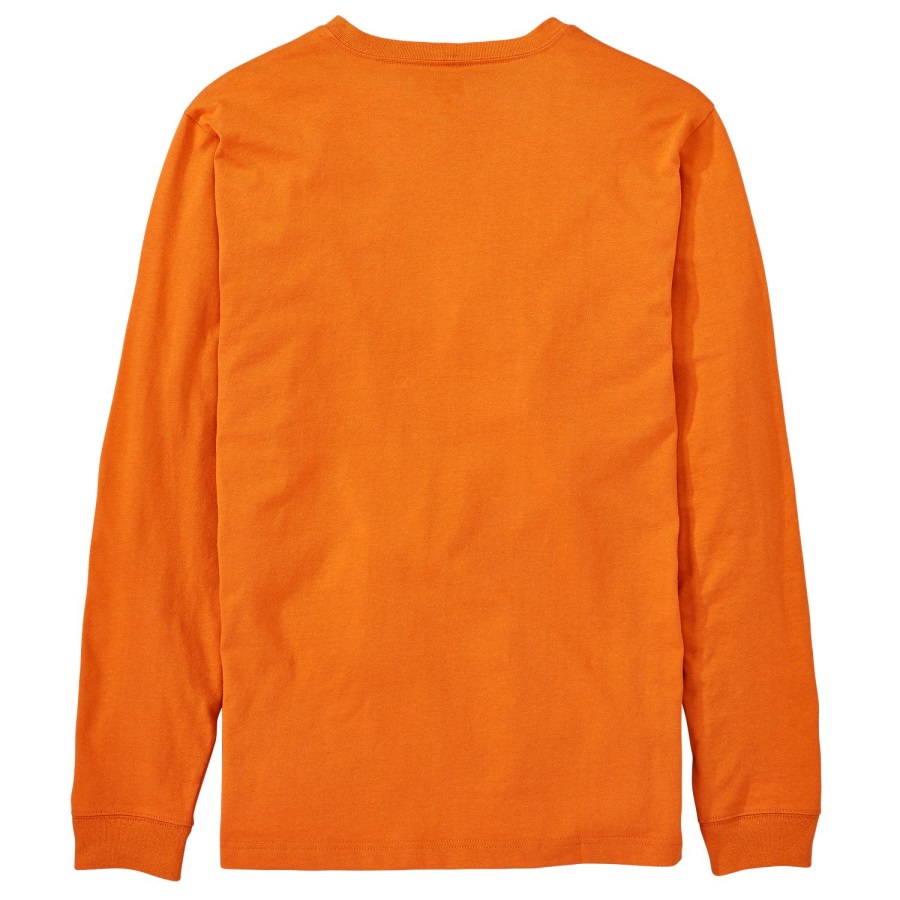 Burnt Orange Men's Pro Long Sleeve Base Plate Wicking T-Shirt Timberland Ireland