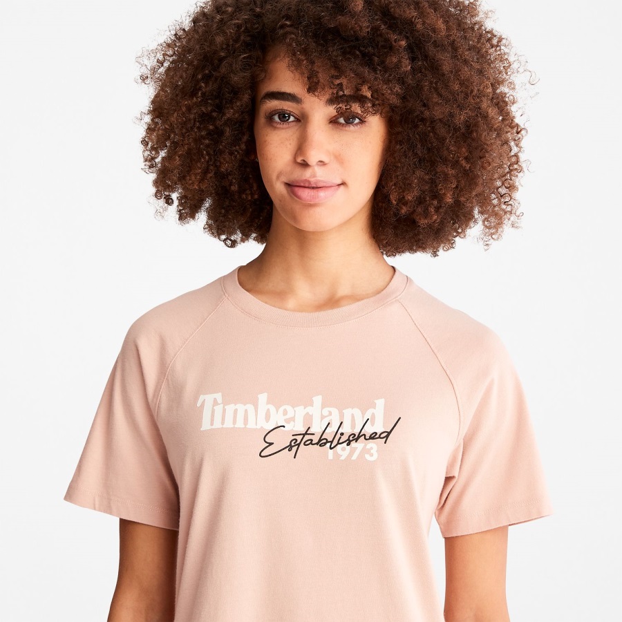 Cameo Rose Timberland Ireland Women's Logo T-Shirt