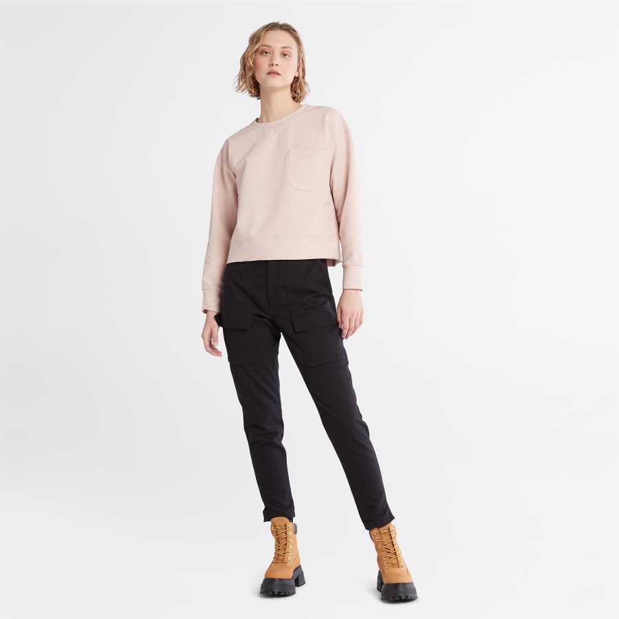 Cameo Rose Women's Timberloop Hybrid Sweatshirt Timberland Ireland