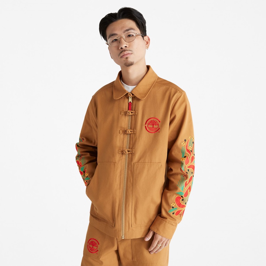 Clot X Duck Canvas Chore Jacket Timberland Ireland Wheat