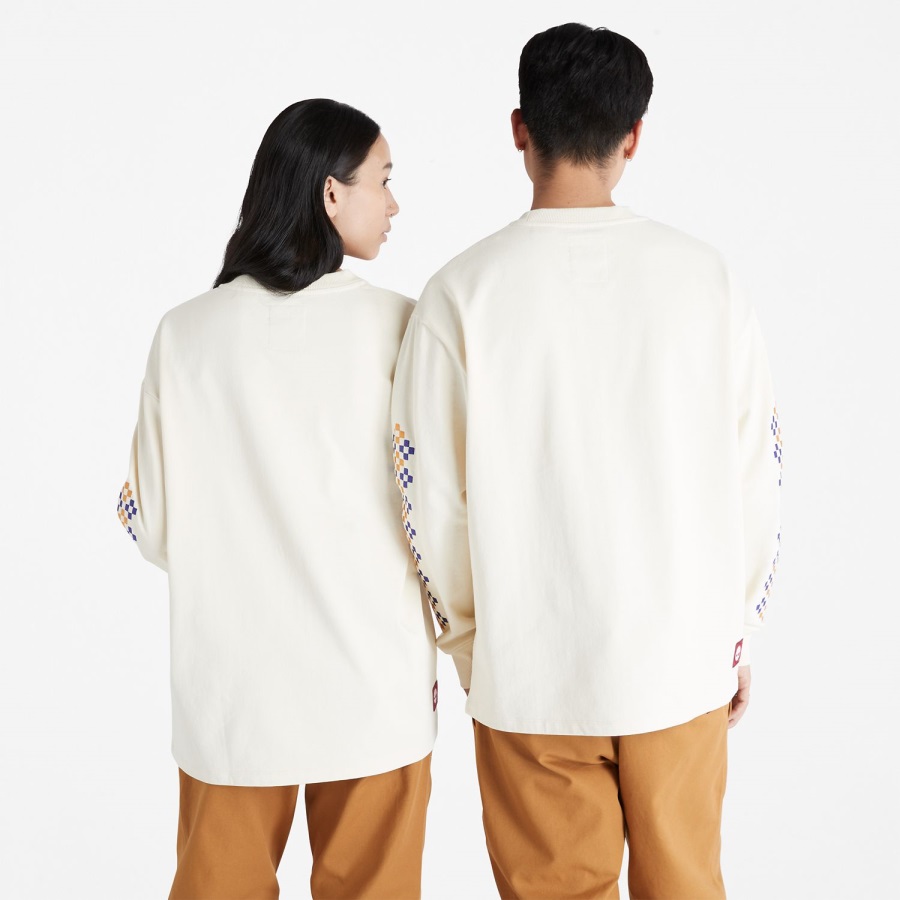 Clot X Long-Sleeve T-Shirt Timberland Ireland White Smoke