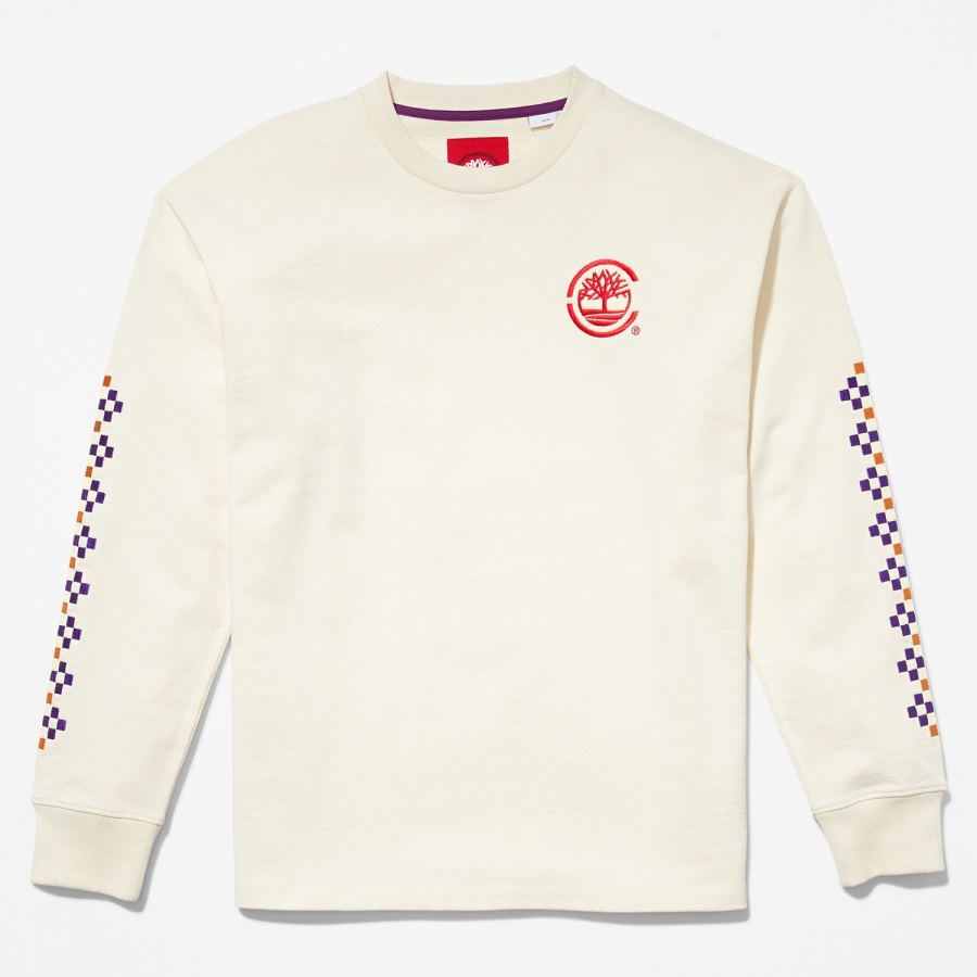 Clot X Long-Sleeve T-Shirt Timberland Ireland White Smoke
