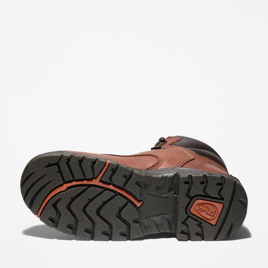 Coffee Full-Grain Women's Titan 6 Alloy Toe Work Boot Timberland Ireland