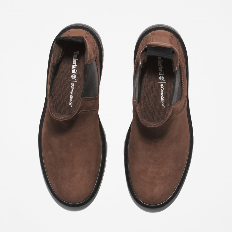 Dark Brown Full-Grain Women's Cortina Valley Chelsea Boots Timberland Ireland