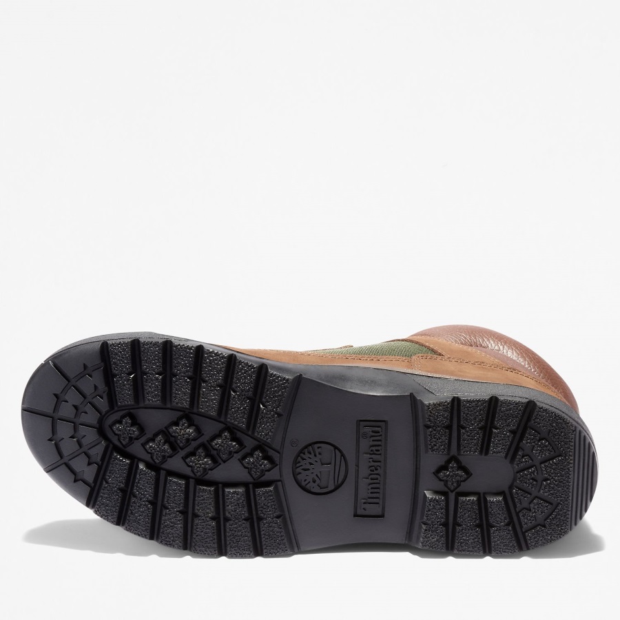 Dark Brown Nubuck Timberland Ireland Men's Waterproof Field Boots